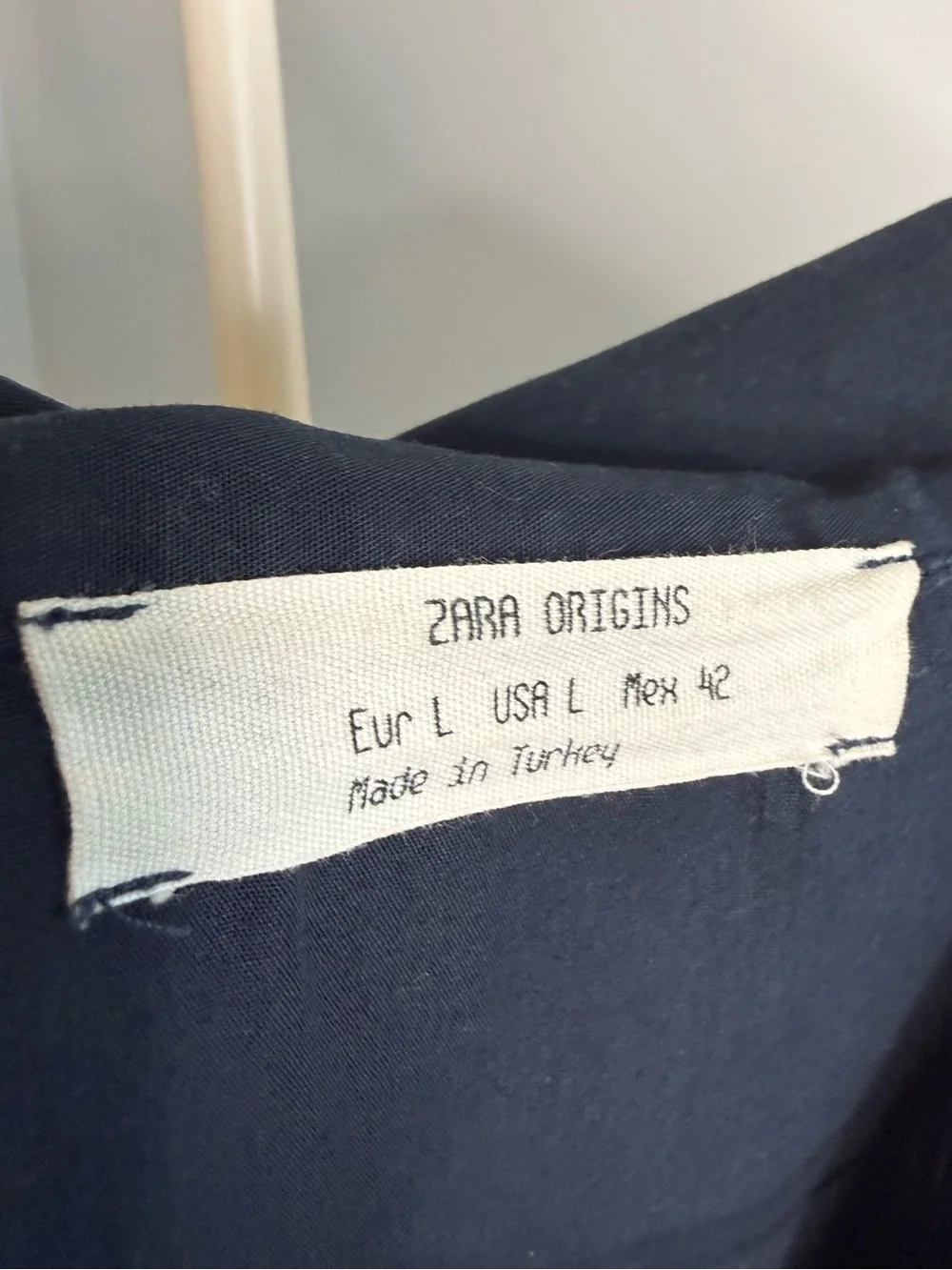 Zara Originals Navy Short-Sleeve Lightweight Shirt - Picture 6 of 8